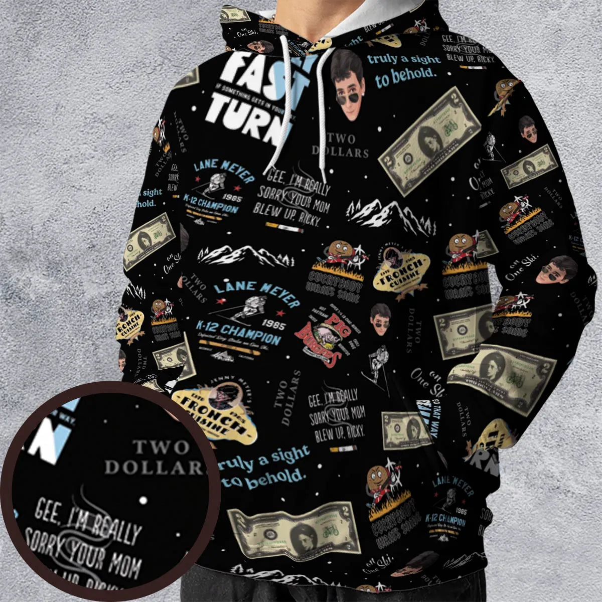 All-over Print Hoodie - WK9CW6XF