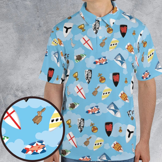 AOP Men/Women Polo Shirt - 1R85ZB6C