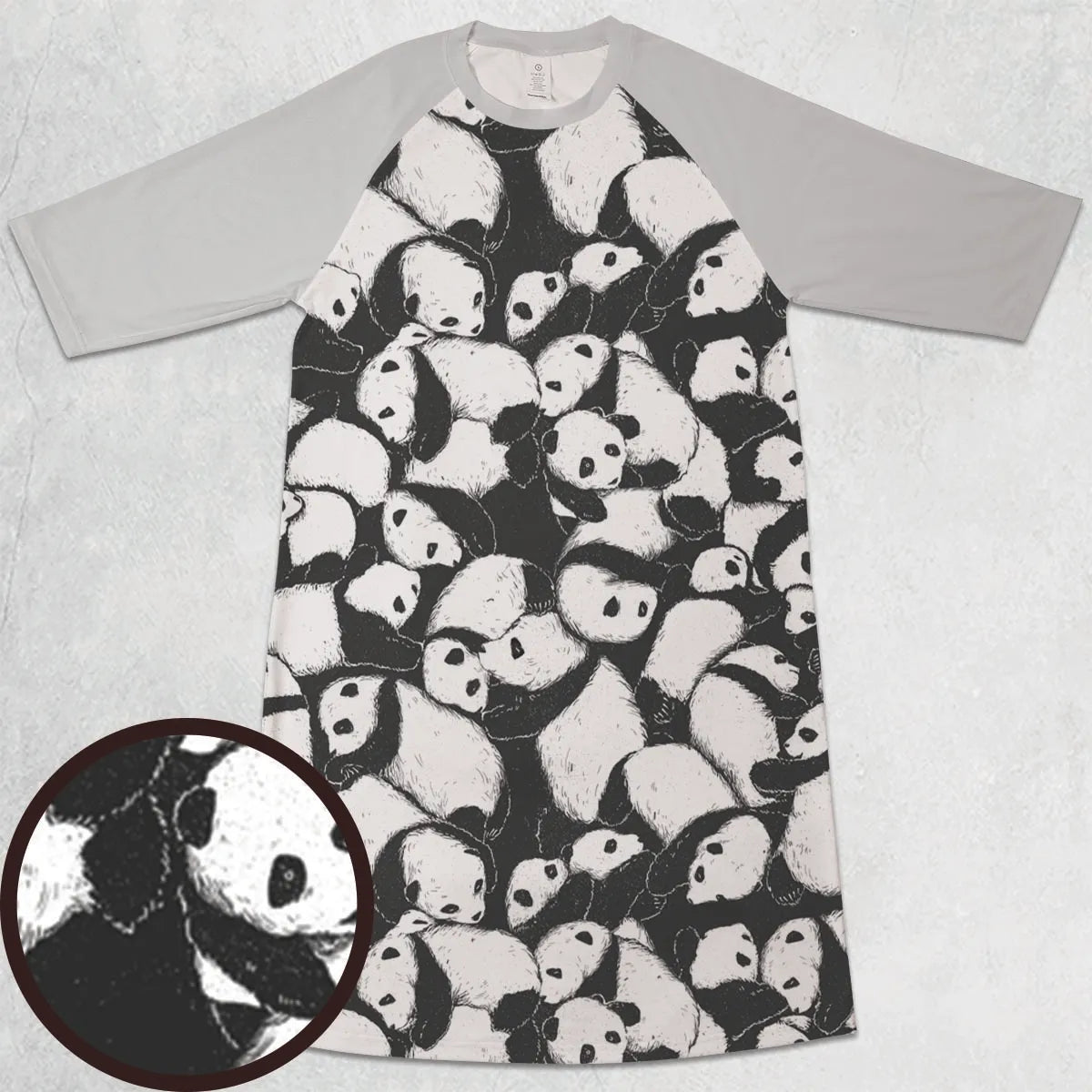 3/4 Sleeve Raglan Dress - Q2M9X1RN