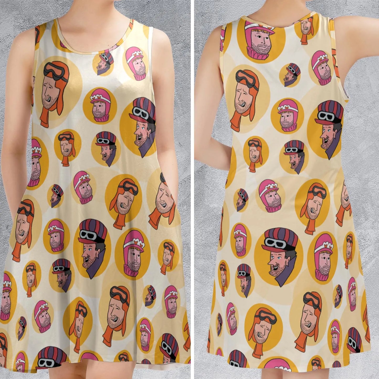 Sleeveless Dress - V6WCQ4CQ