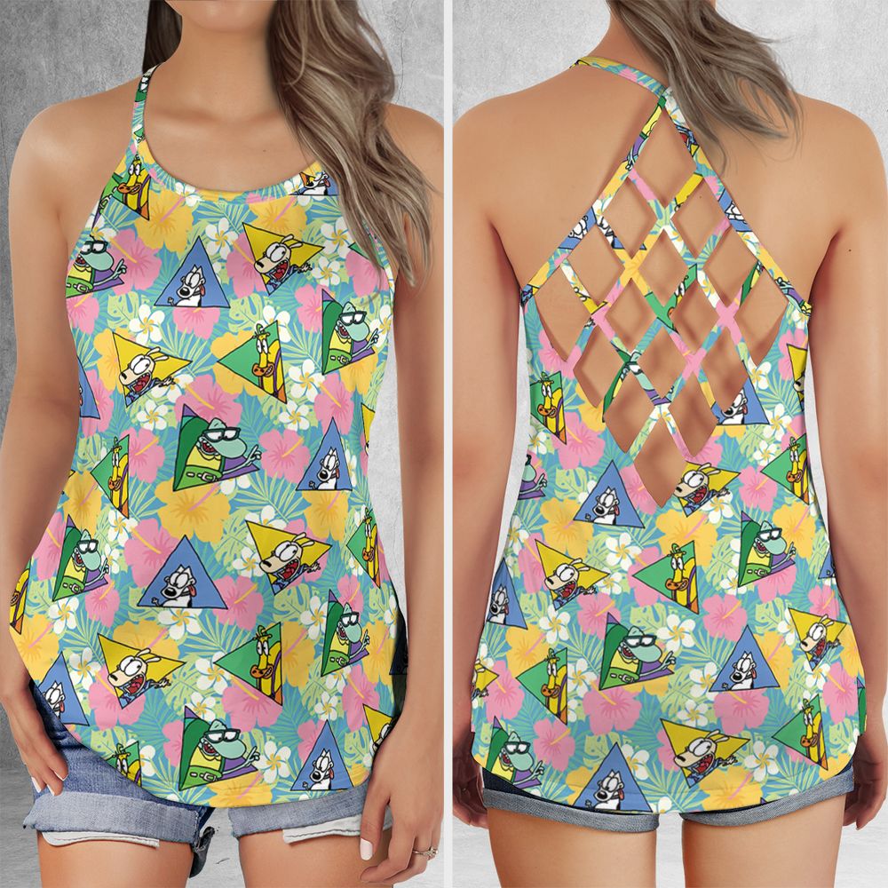 Criss Cross Tank Top - KJU8NRF1 -  - 1
