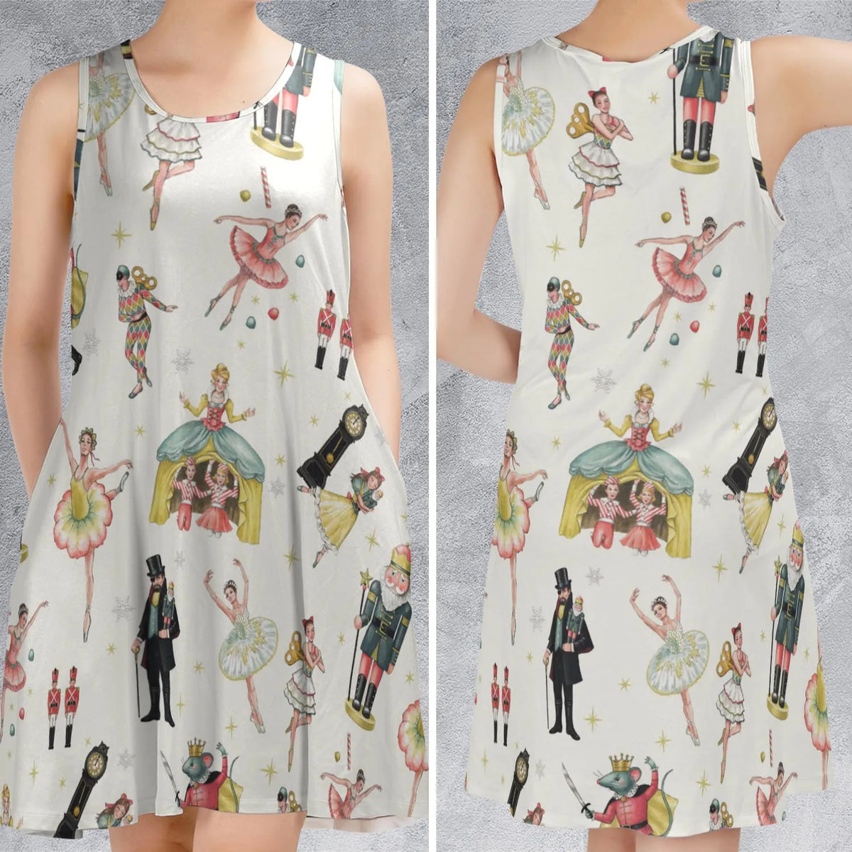 Sleeveless Dress - HEQJK6BN