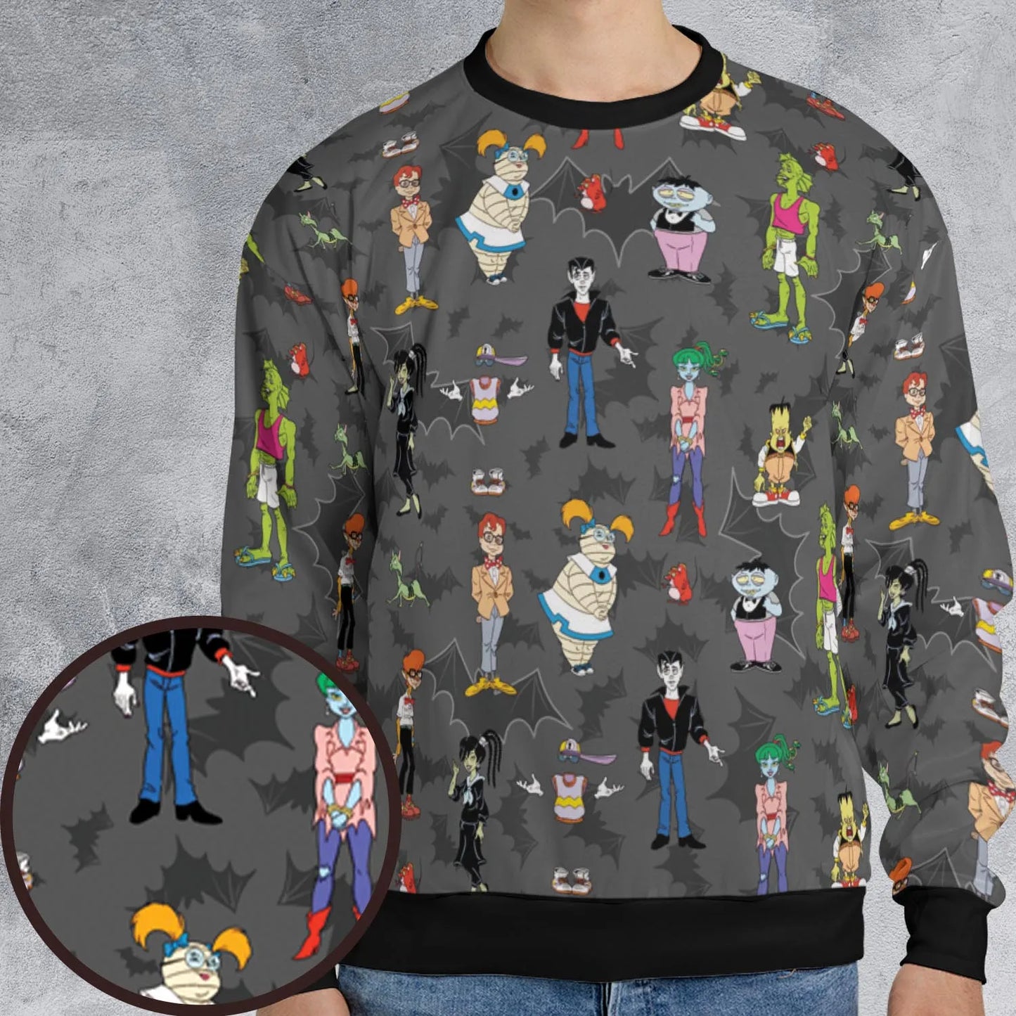 All-over Print Sweatshirt - 5P9EZZQK