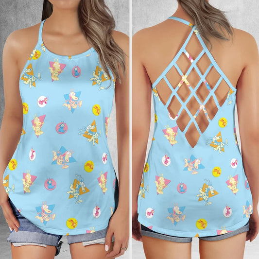 Criss Cross Tank Top - 3HVD4J6Z