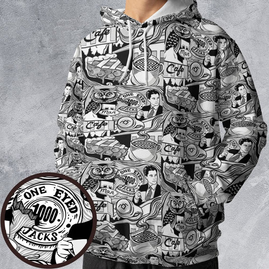 All-over Print Hoodie - PQM7EXAG -  - 1