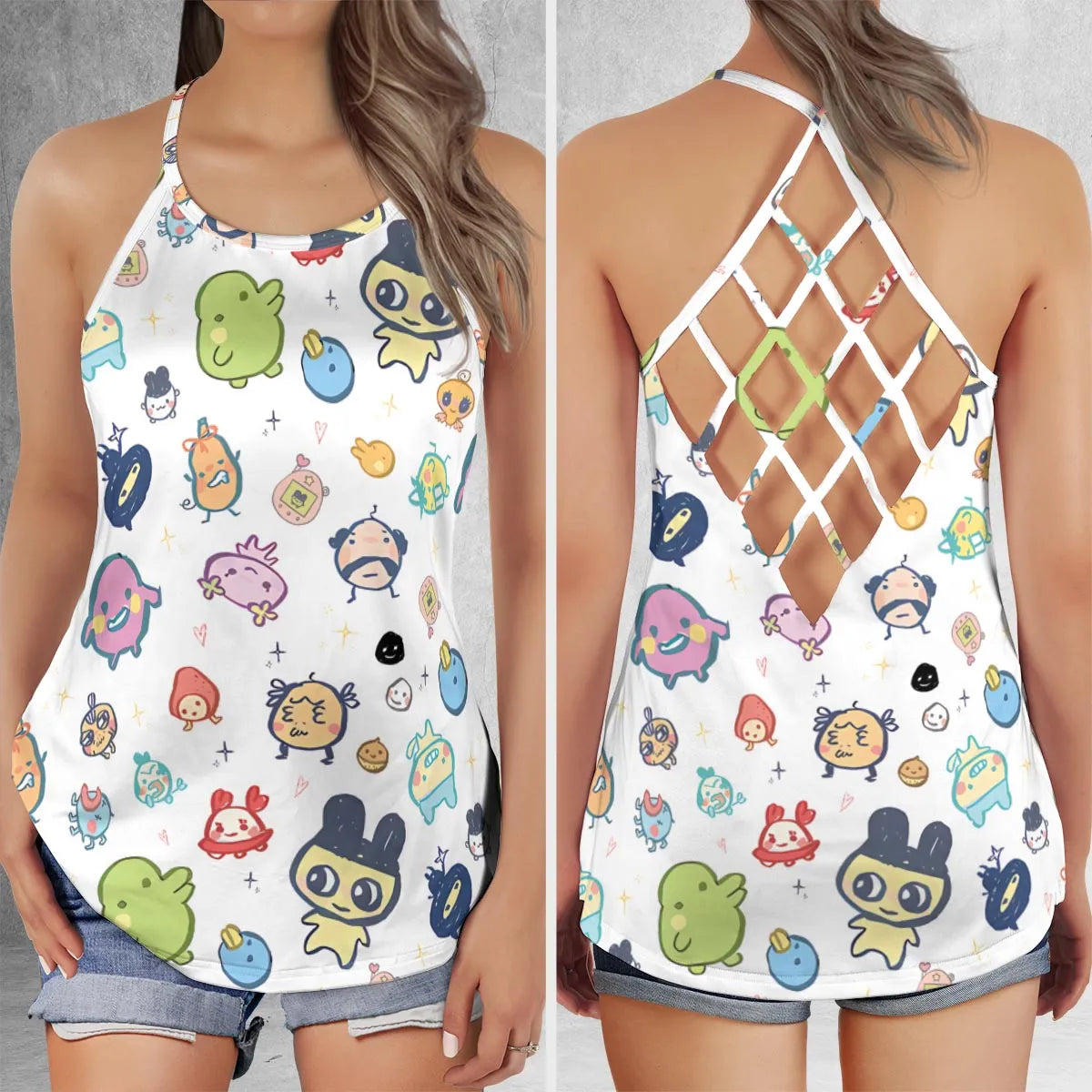 Criss Cross Tank Top - DF5NBEJ1