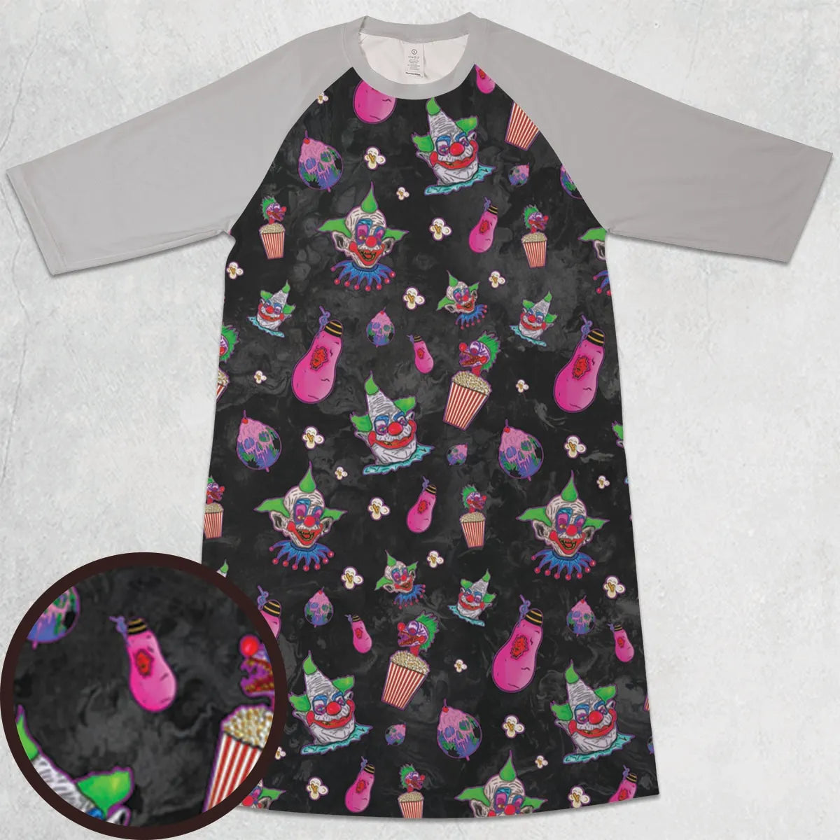 3/4 Sleeve Raglan Dress - QDR3UHMP