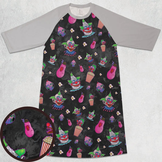 3/4 Sleeve Raglan Dress - QDR3UHMP