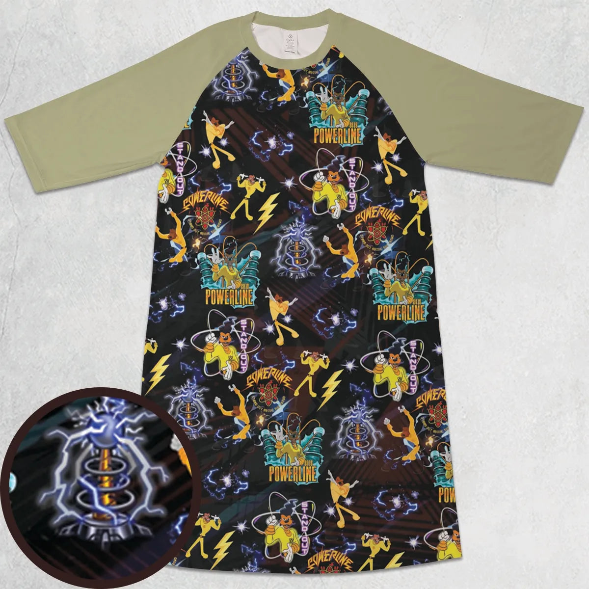 3/4 Sleeve Raglan Dress - GRBRU6HW