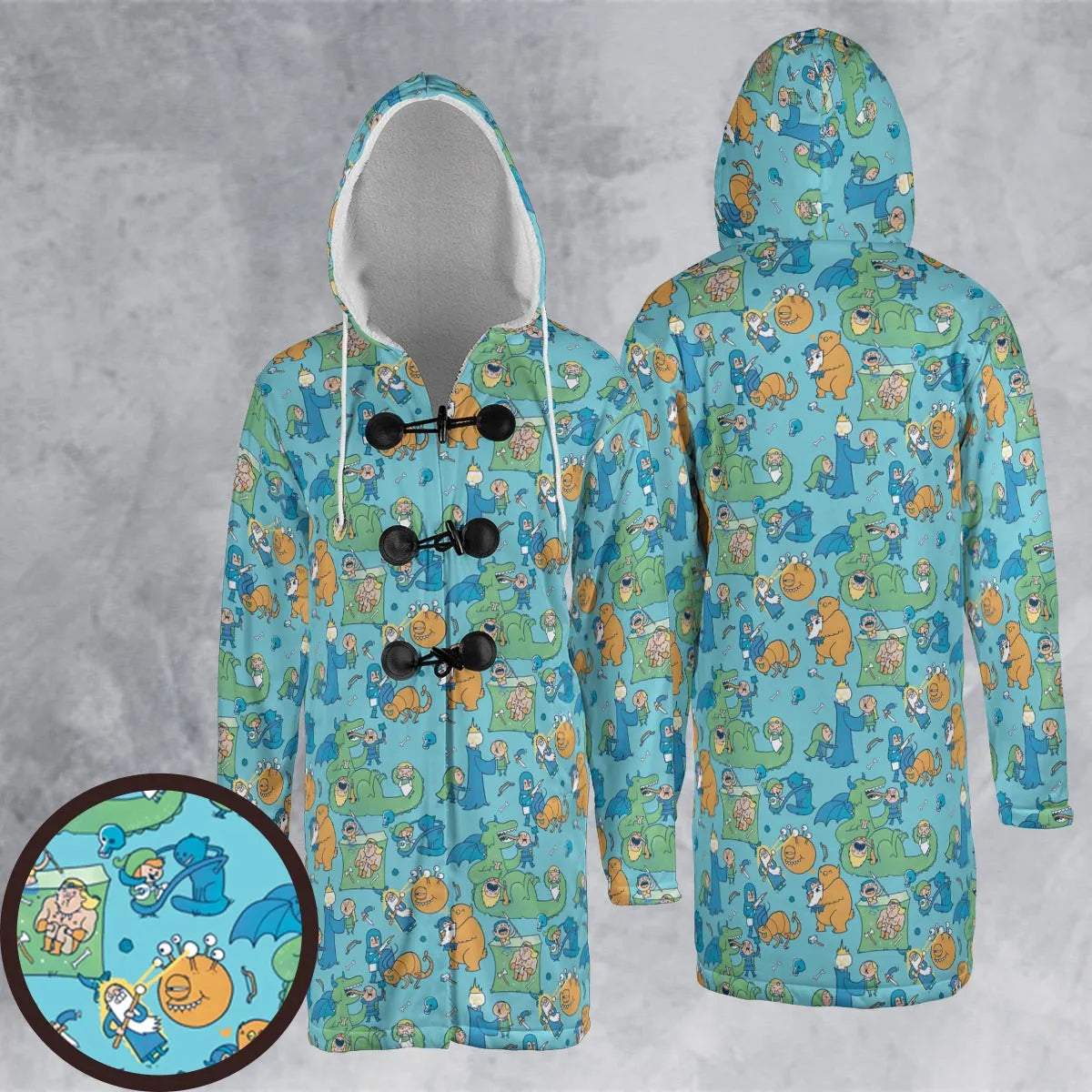Hooded Cloak Coat - CRR824CM