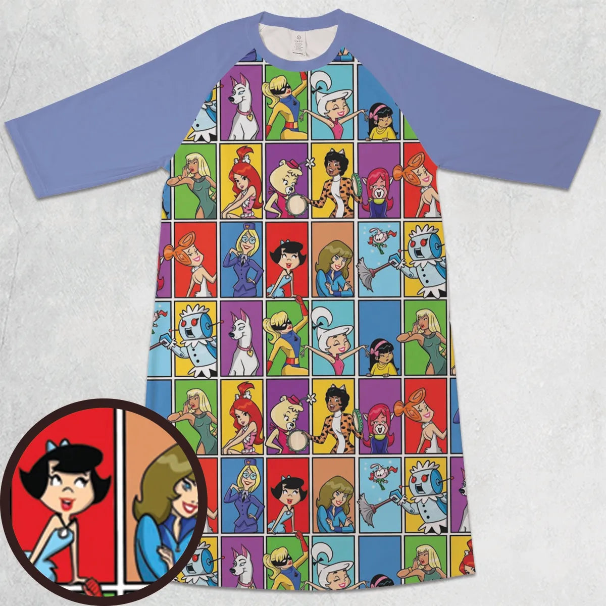 3/4 Sleeve Raglan Dress - ECJKB79R