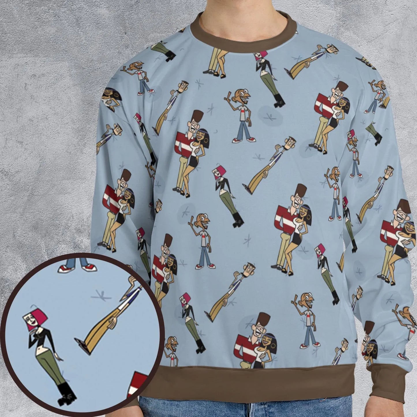 All-over Print Sweatshirt - 1GS155UK