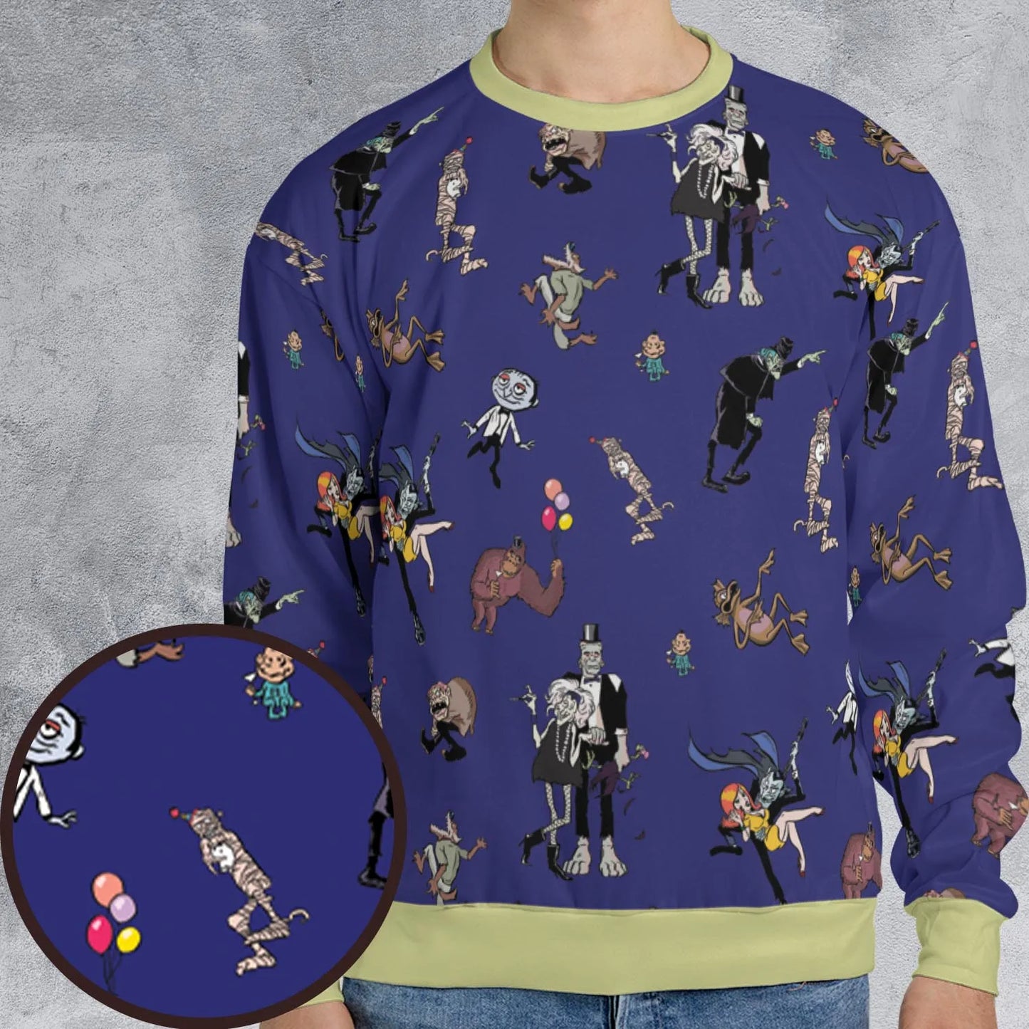 All-over Print Sweatshirt - JFLZCHSZ