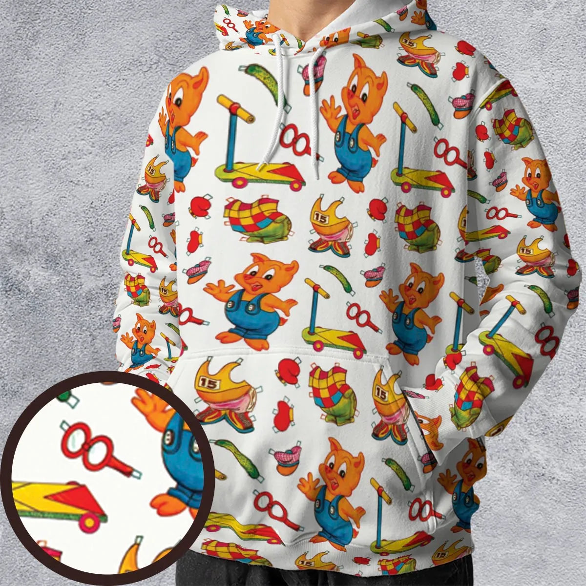 All-over Print Hoodie - FYY1T44X