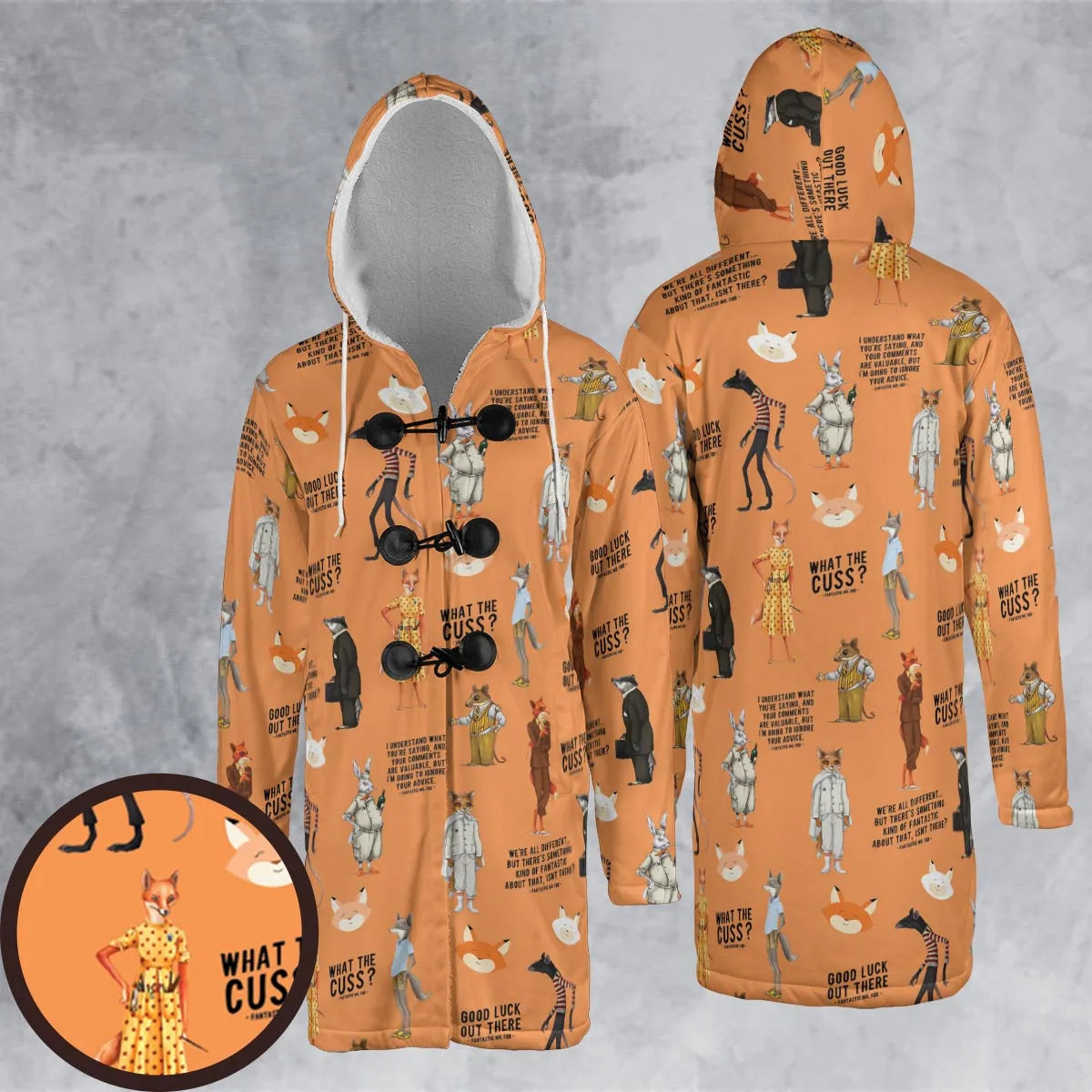 Hooded Cloak Coat - B53WLECV