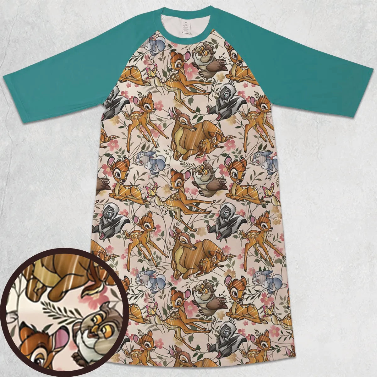 3/4 Sleeve Raglan Dress - MLREPX4B