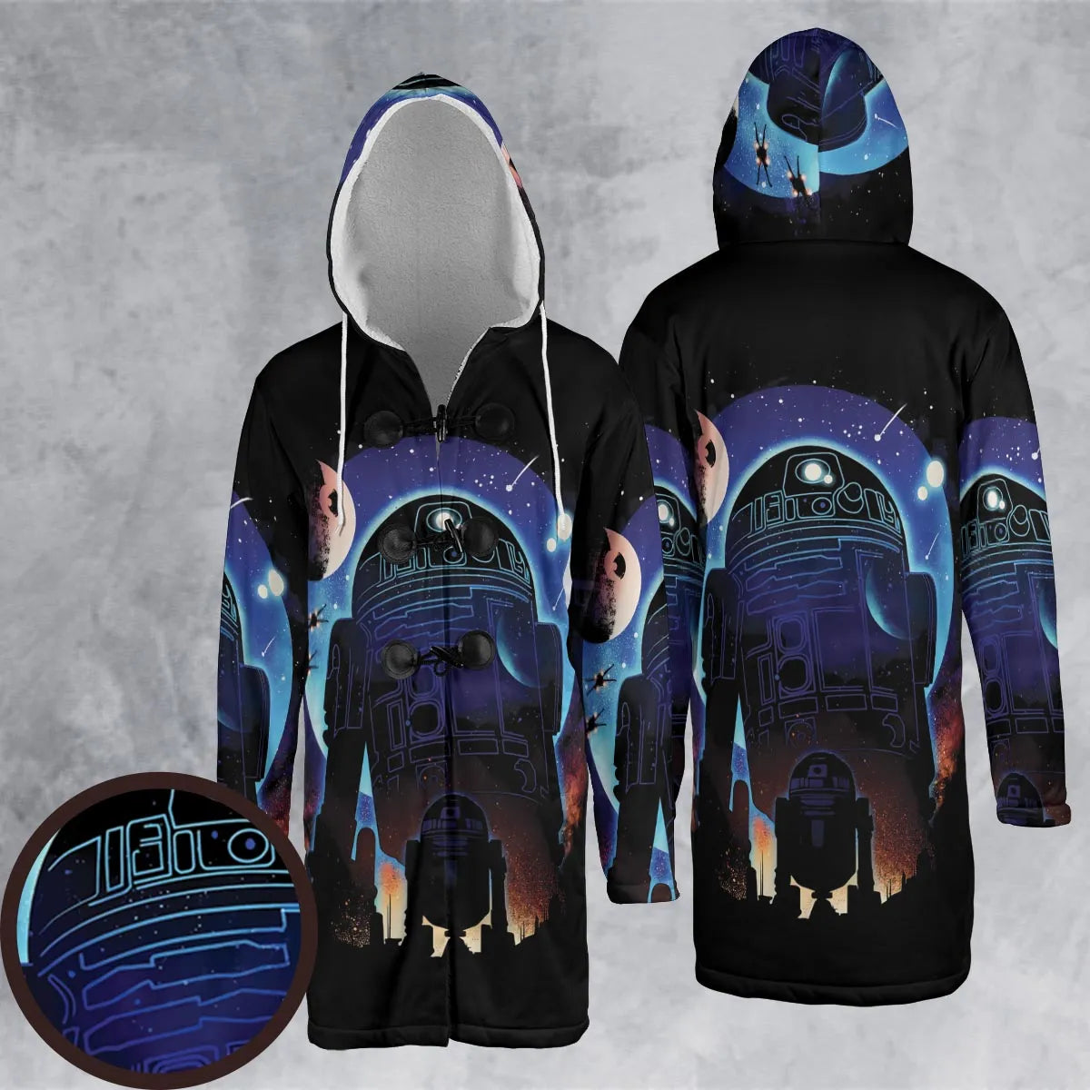 Hooded Cloak Coat - UXBMGVA3