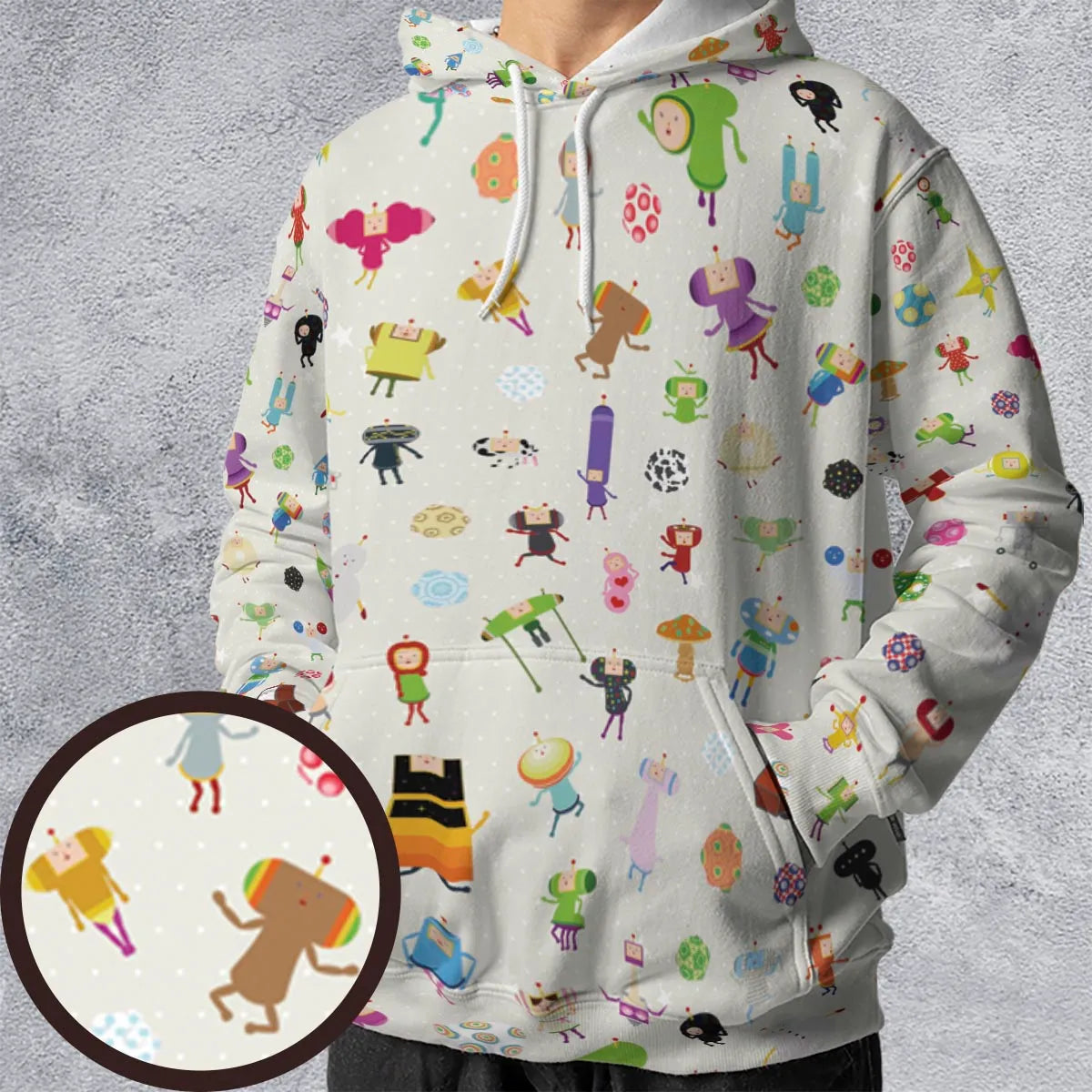All-over Print Hoodie - QAX463HJ