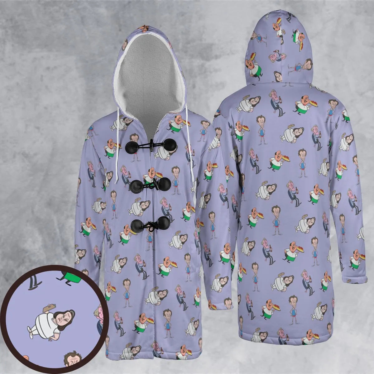 Hooded Cloak Coat - L8UWK6R2