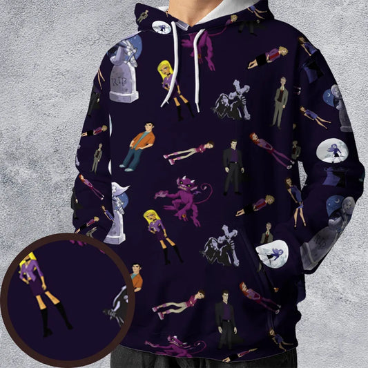 All-over Print Hoodie - Z1V75CUR