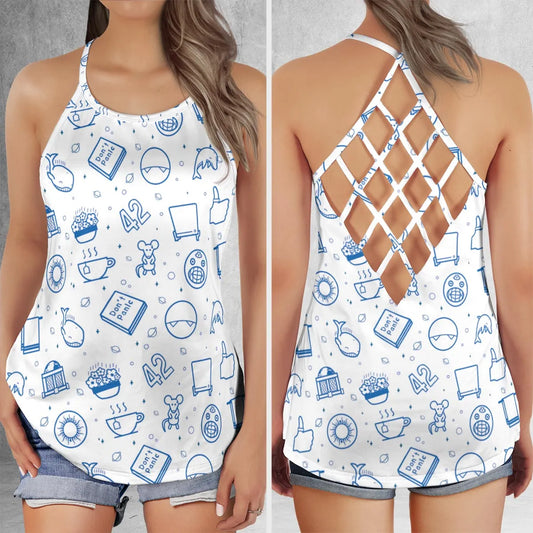Criss Cross Tank Top - 41VZYPSX