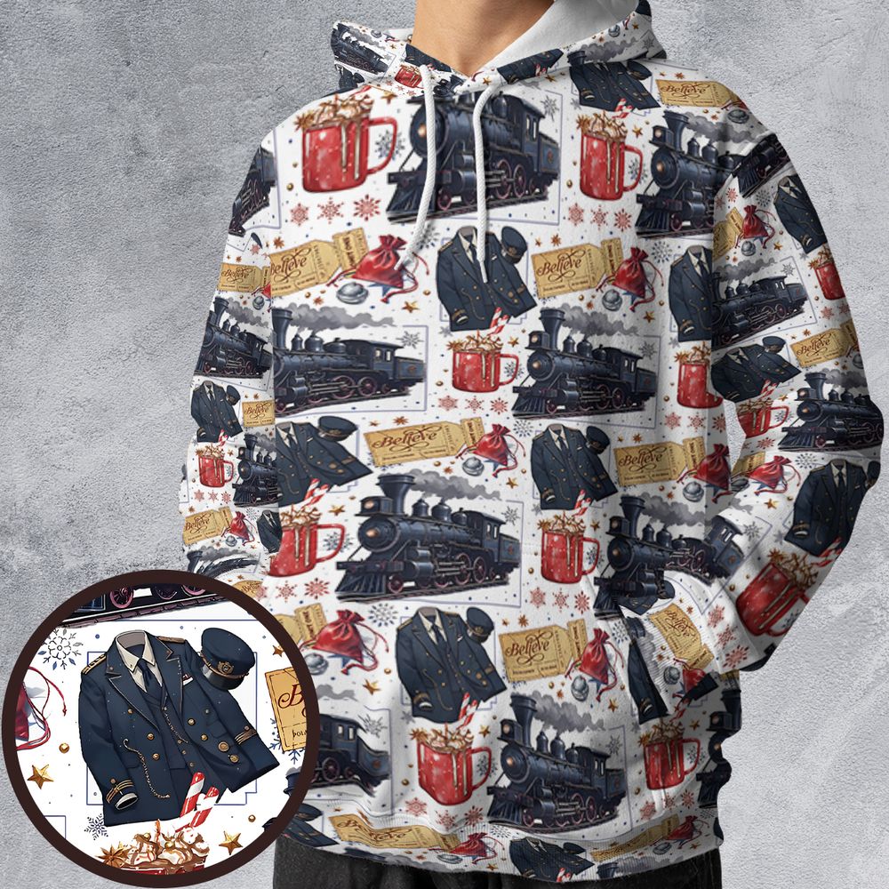 All-over Print Hoodie - X14X7GSQ -  - 1