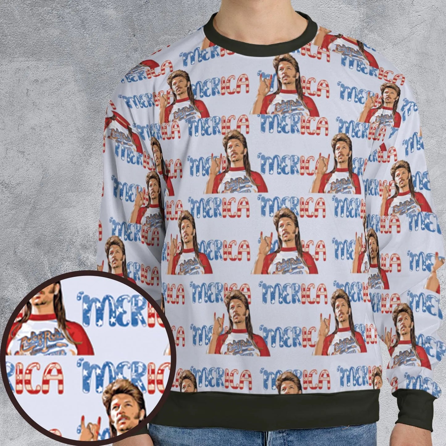 All-over Print Sweatshirt - EDRUDZRE