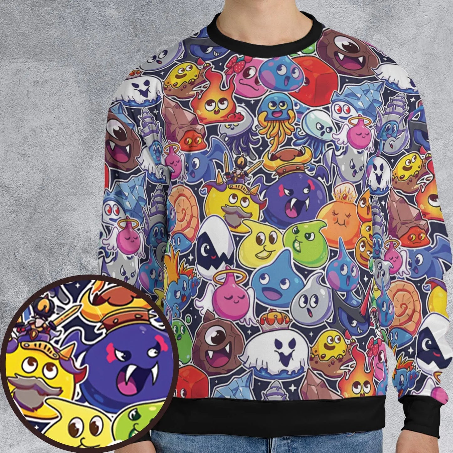 All-over Print Sweatshirt - UJSNU1JV