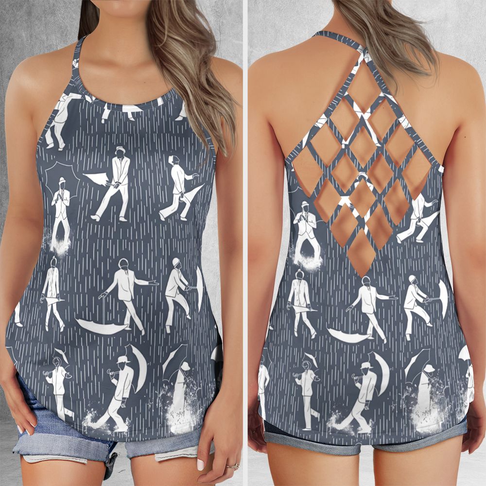 Criss Cross Tank Top - M5C5NTZN -  - 1