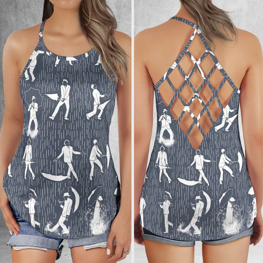 Criss Cross Tank Top - M5C5NTZN -  - 1