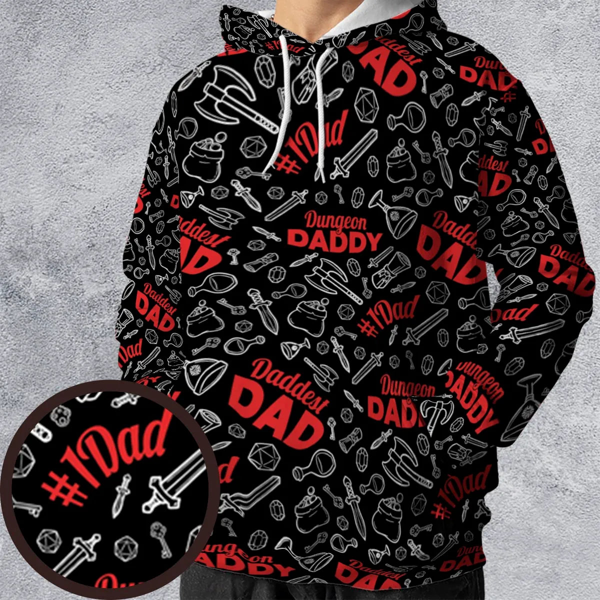 All-over Print Hoodie - Q54EVA5D
