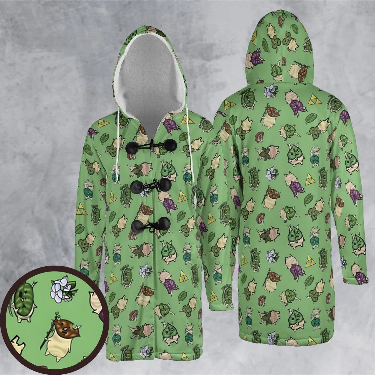 Hooded Cloak Coat - DZXPMP4P