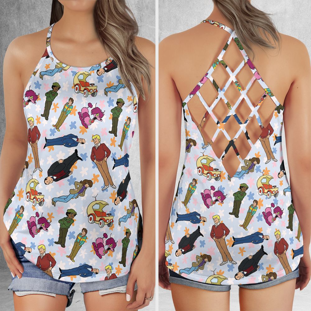 Criss Cross Tank Top - KRX9R56W -  - 1