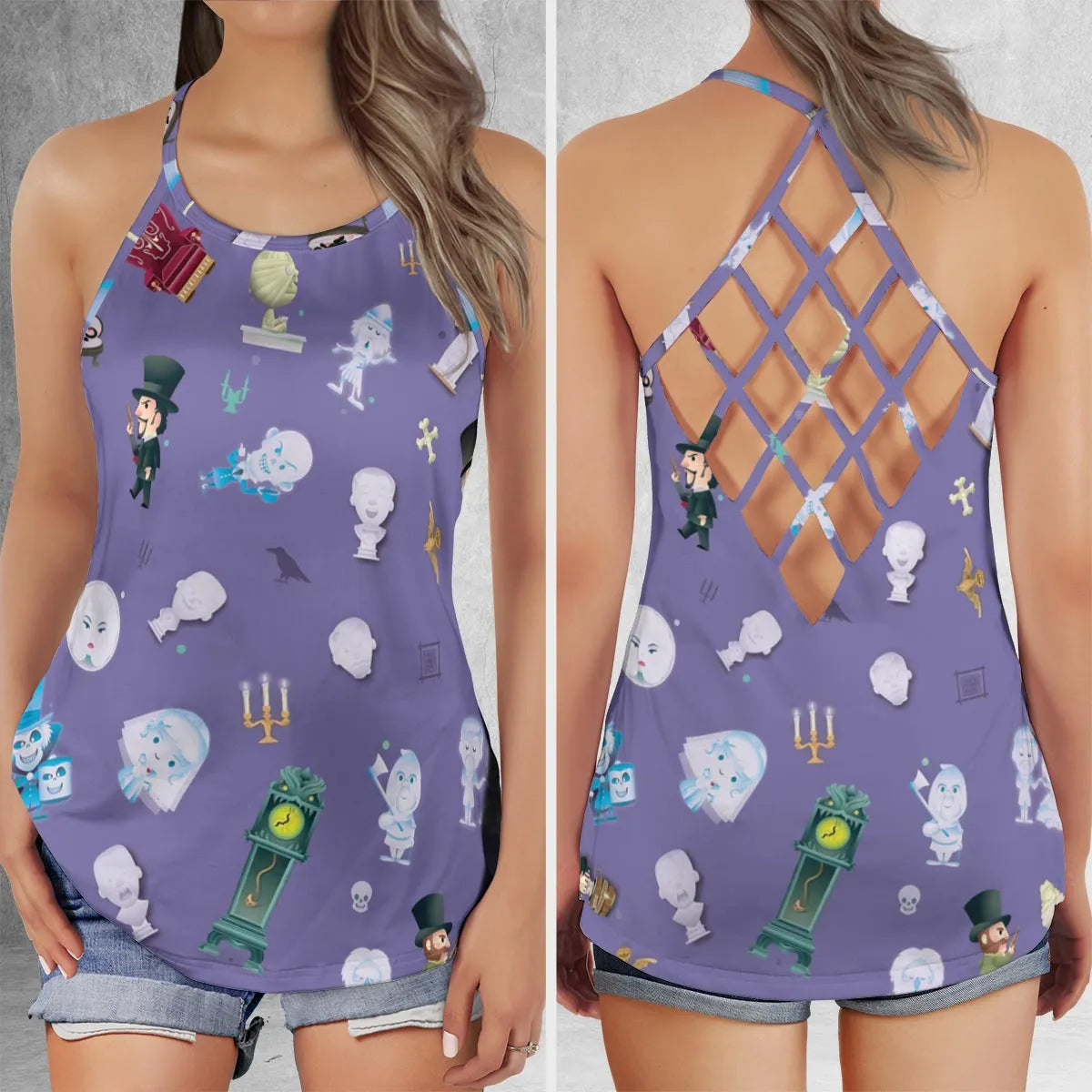 Criss Cross Tank Top - BMK3EVBN