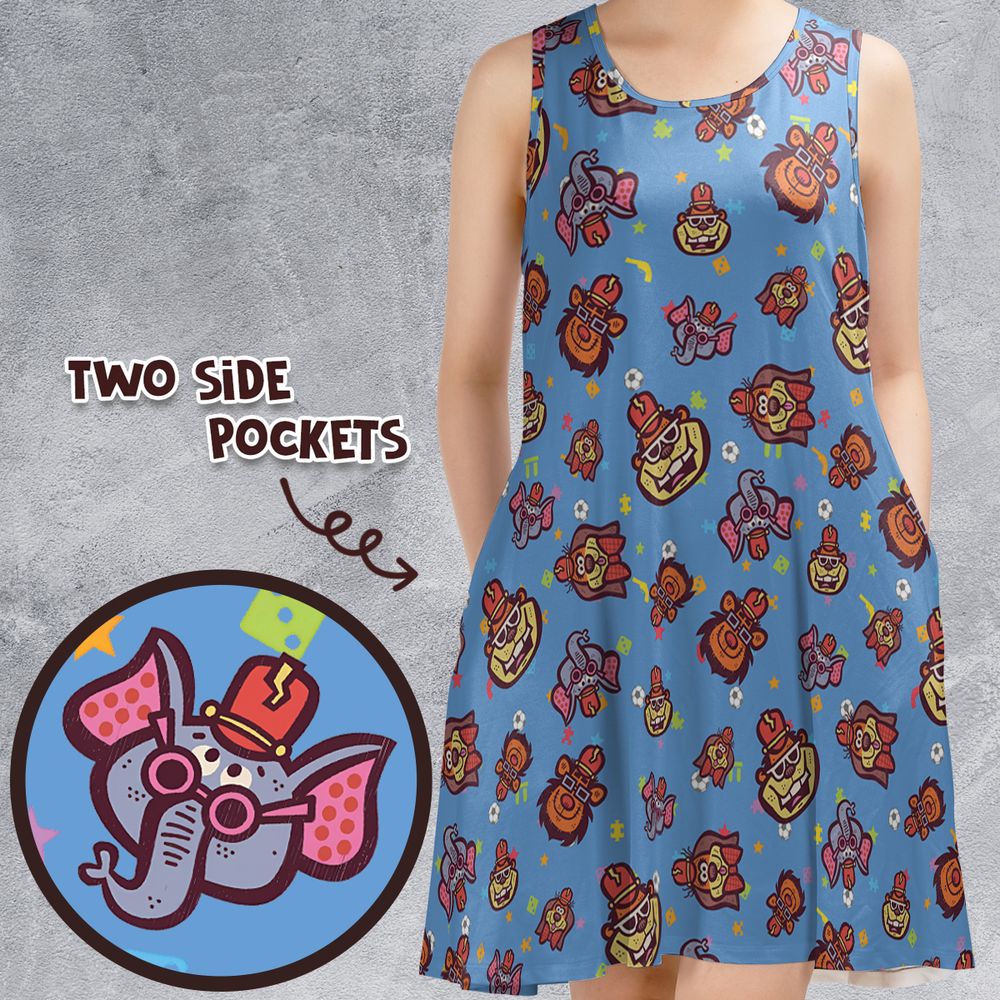Sleeveless Dress - SSKBRMHZ -  - 1
