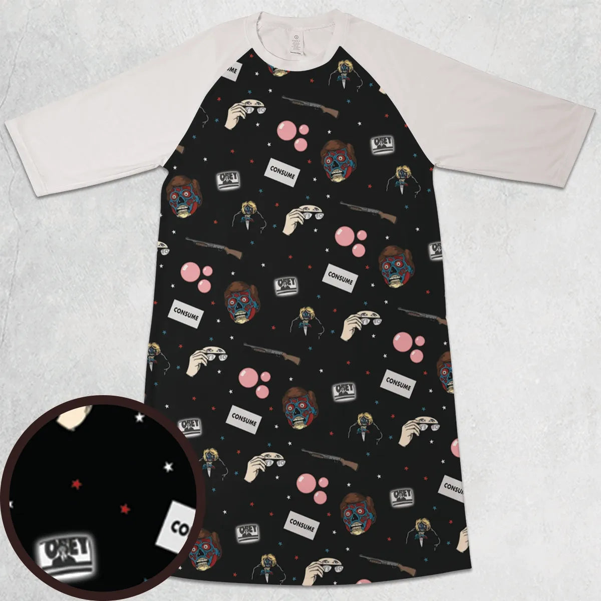 3/4 Sleeve Raglan Dress - JFTRCSTF