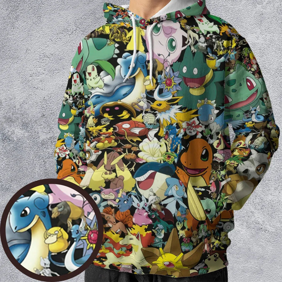 All-over Print Hoodie - EXEYEQF1