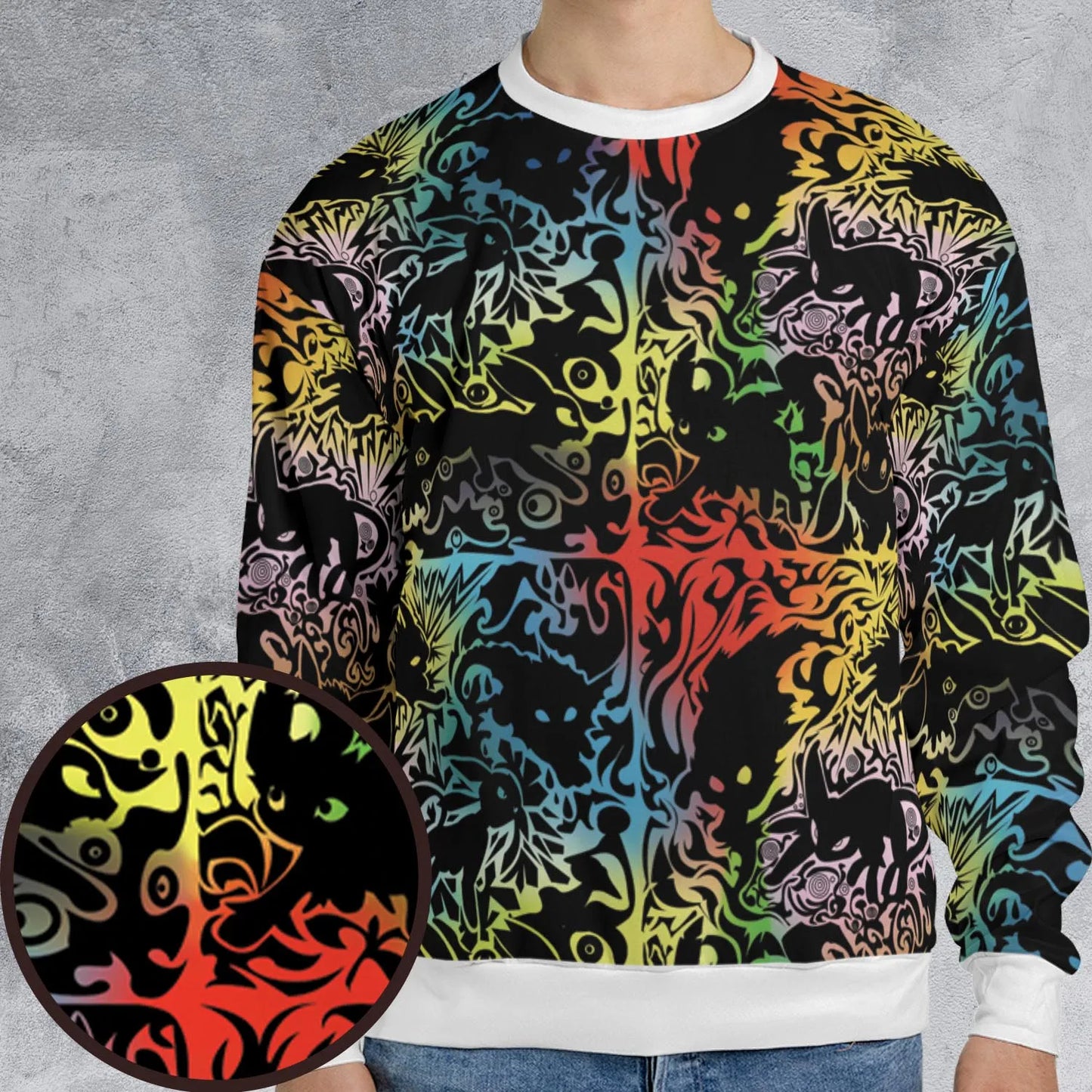 All-over Print Sweatshirt - 4B61SFX7