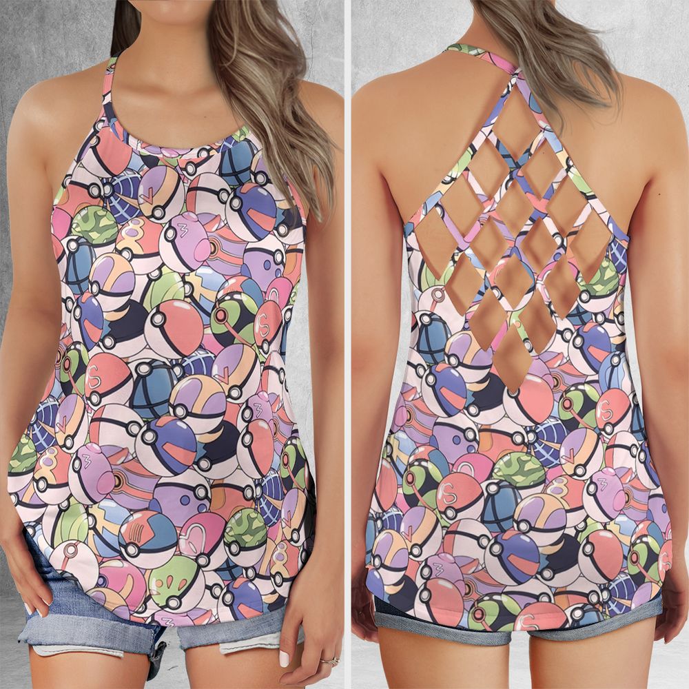 Criss Cross Tank Top - L8SJQ74Q -  - 1