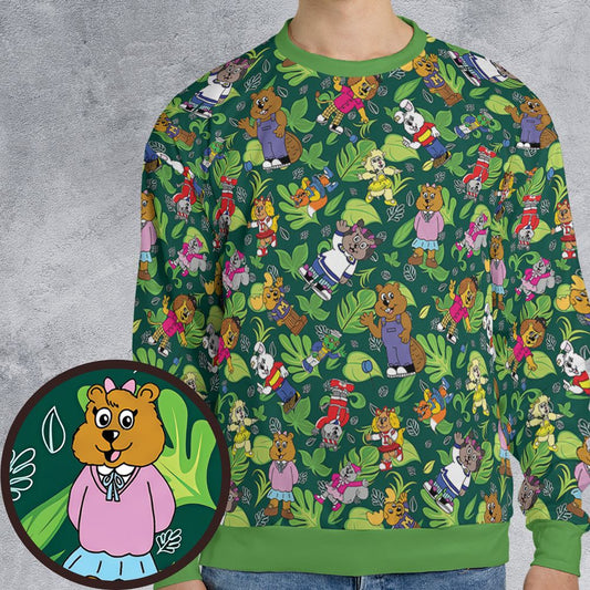 All-over Print Sweatshirt - 1FWG5Y3X -  - 1