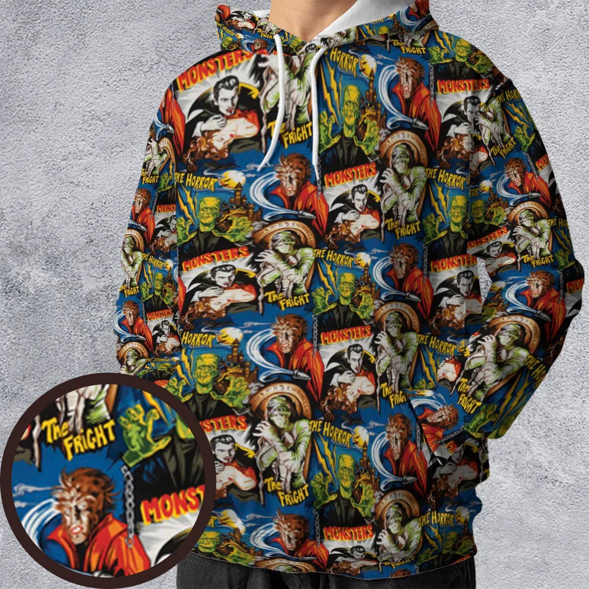 All-over Print Hoodie - QEE9759Z