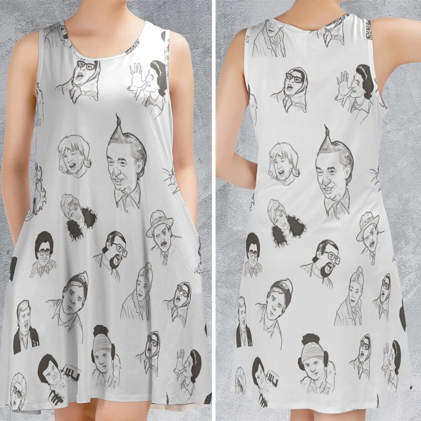 Sleeveless Dress - DWWEJQTA
