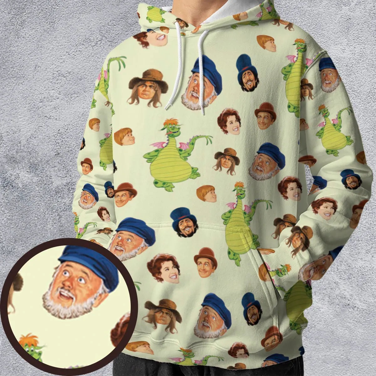 All-over Print Hoodie - EL9R8NLC