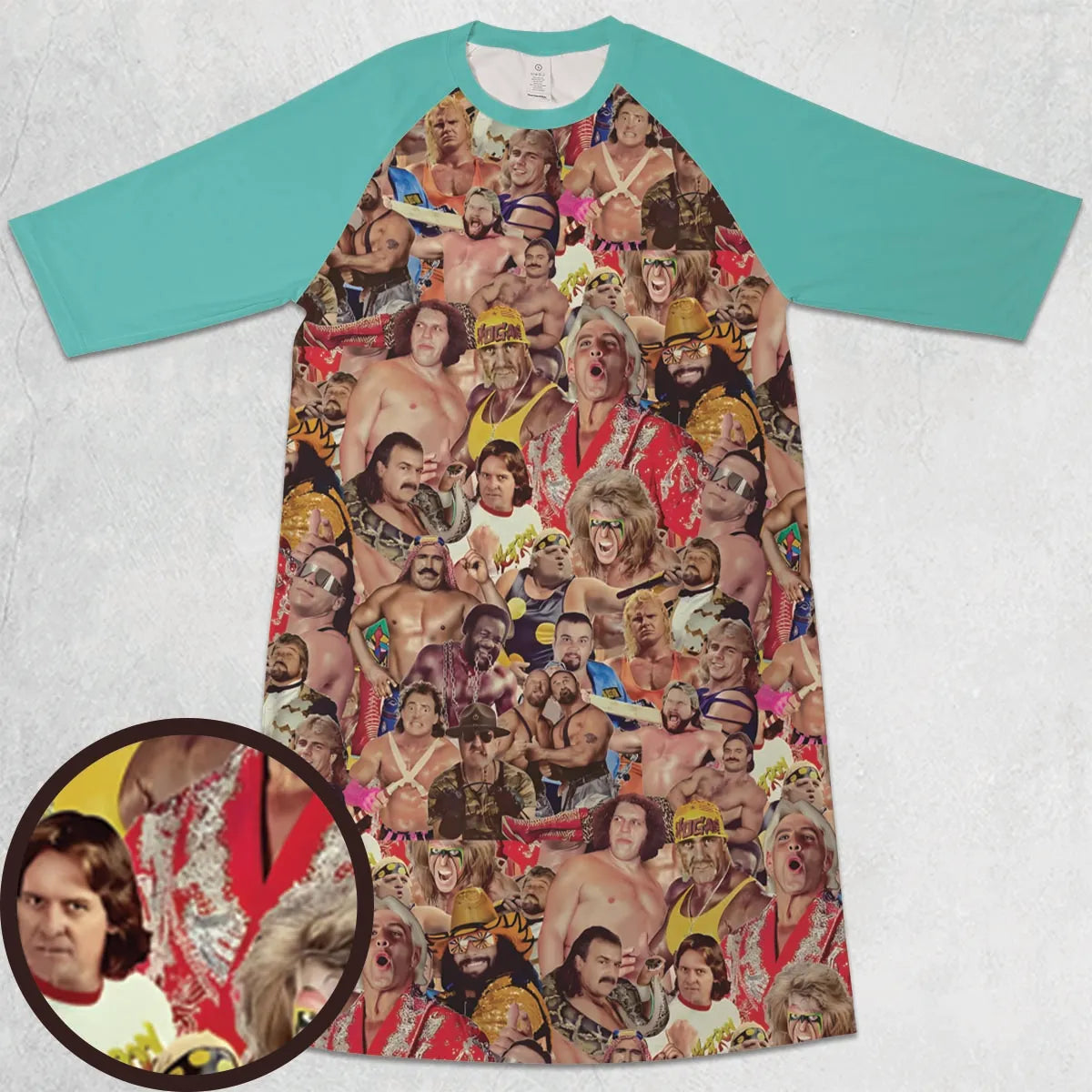 3/4 Sleeve Raglan Dress - RLTCDQUX