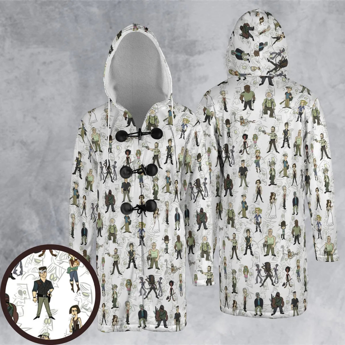 Hooded Cloak Coat - TU9L8ZHY