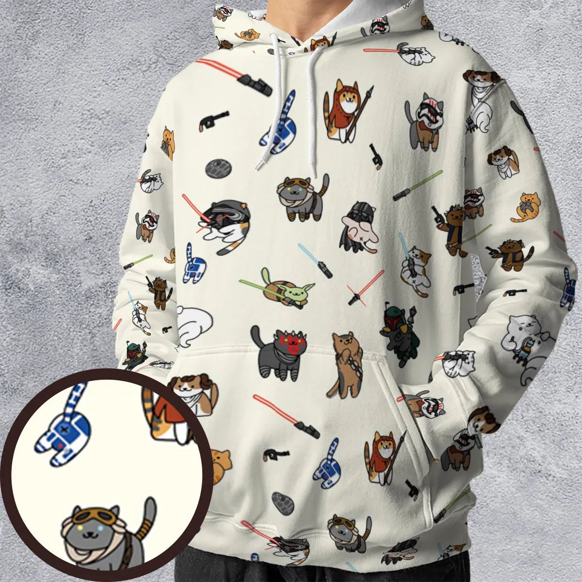 All-over Print Hoodie - E58ELSN1