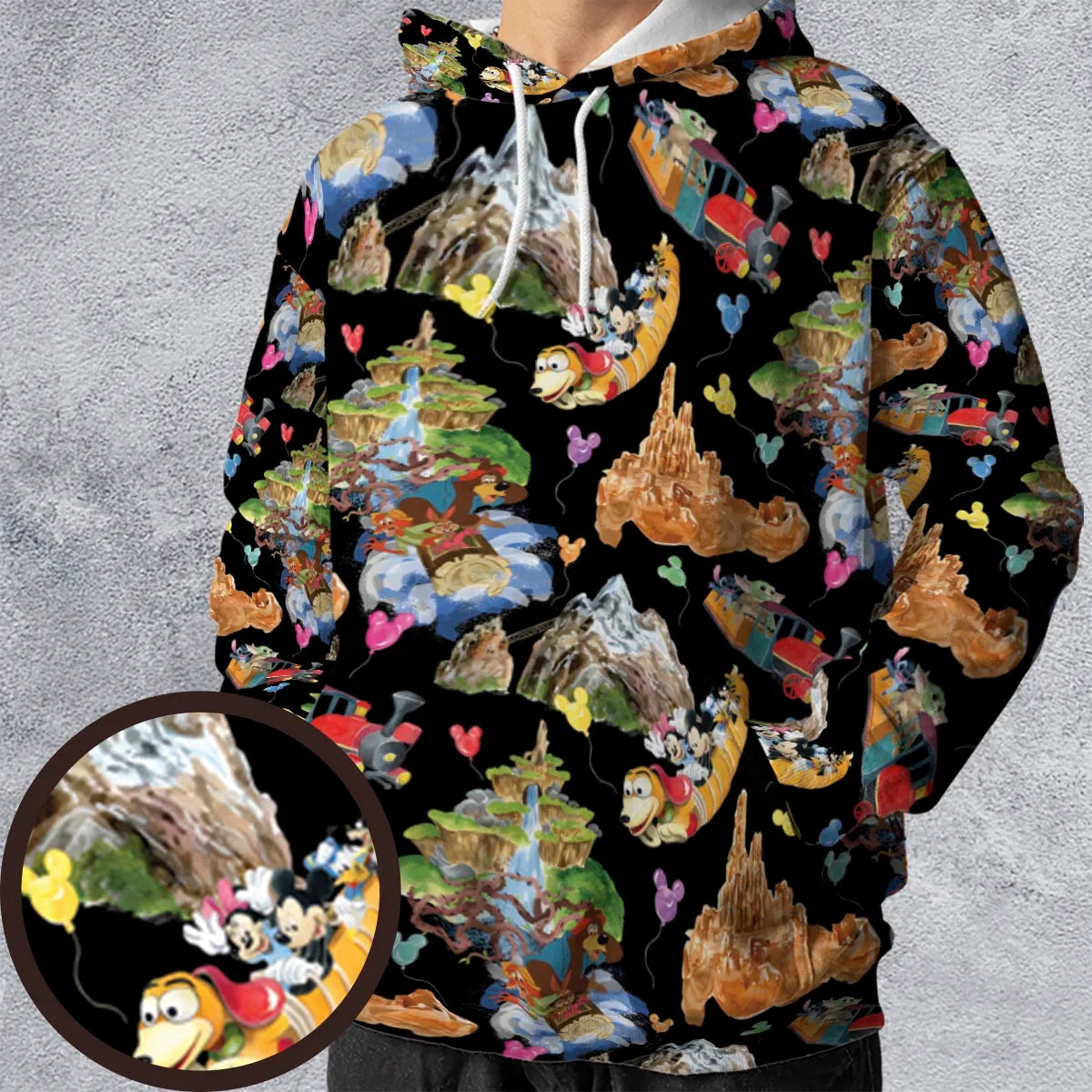 All-over Print Hoodie - 94B2VN6E
