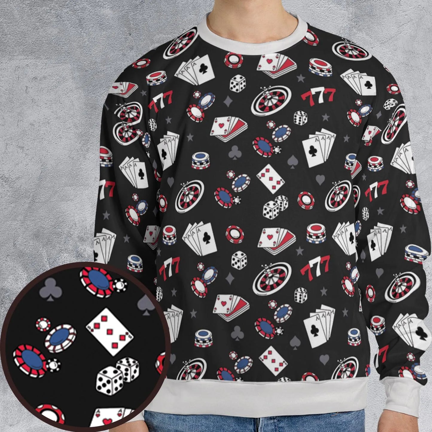 All-over Print Sweatshirt - EWGMHGUS