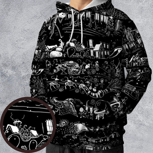All-over Print Hoodie - W3DGRZDG