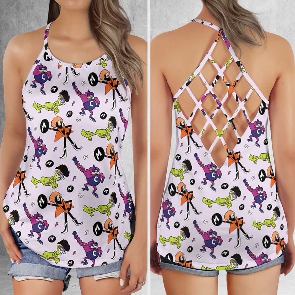 Criss Cross Tank Top - HKGJJSWW -  - 1